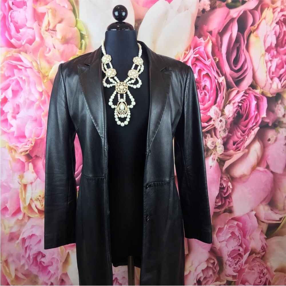 •Express•Leather Jacket - Picture 4 of 7